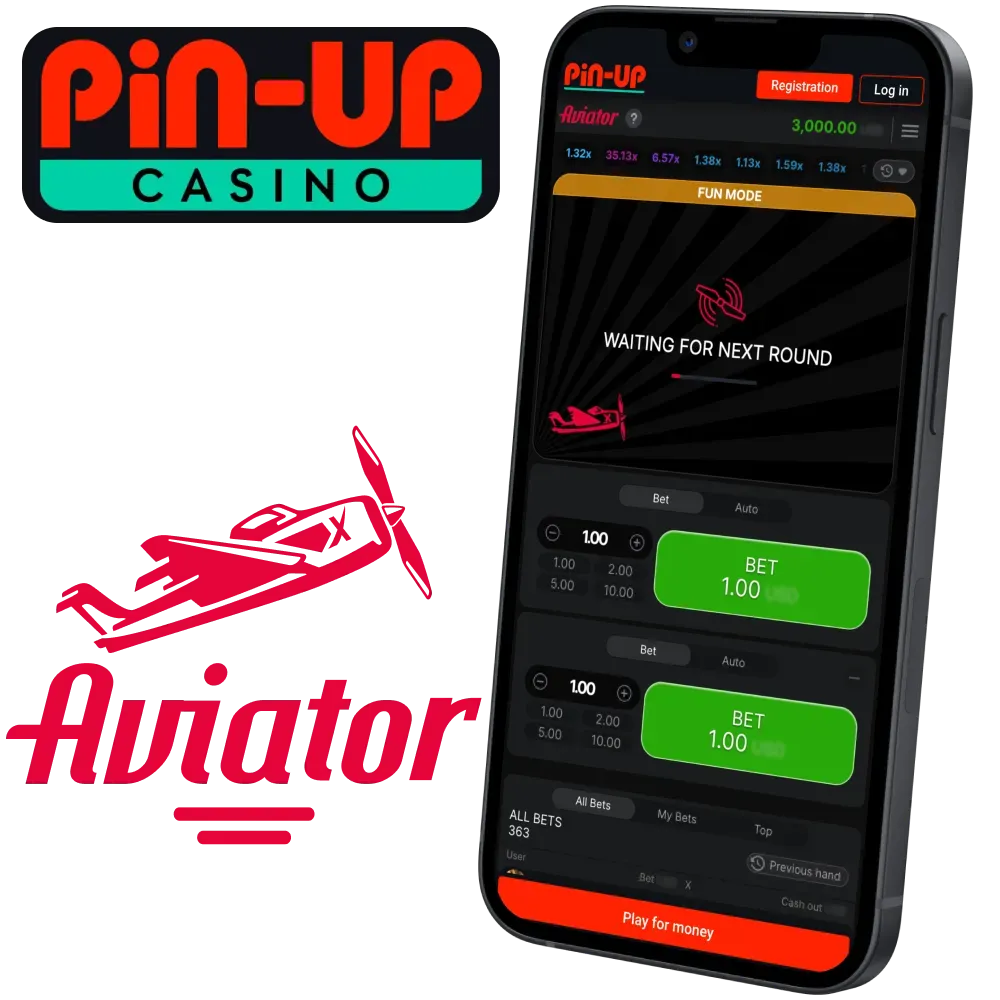 Pin-Up Aviator App Header